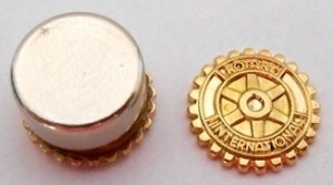 Distintivo Associado Rotary Imã dourado