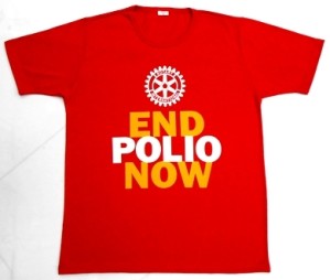 Camiseta End Polio Now - do PP ao GG10
