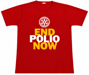Camiseta End Polio Now - do PP ao GG10