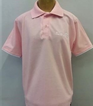 Camiseta Polo Rosa