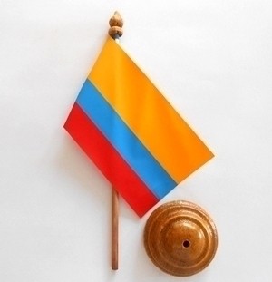 bandeira-pequena-de-mesa-da-colômbia