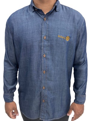 Camisa Jeans Rotary - Masculina - Manga Longa