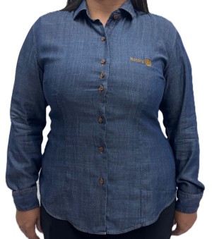Camisa Jeans Rotary - Feminina - Manga Longa